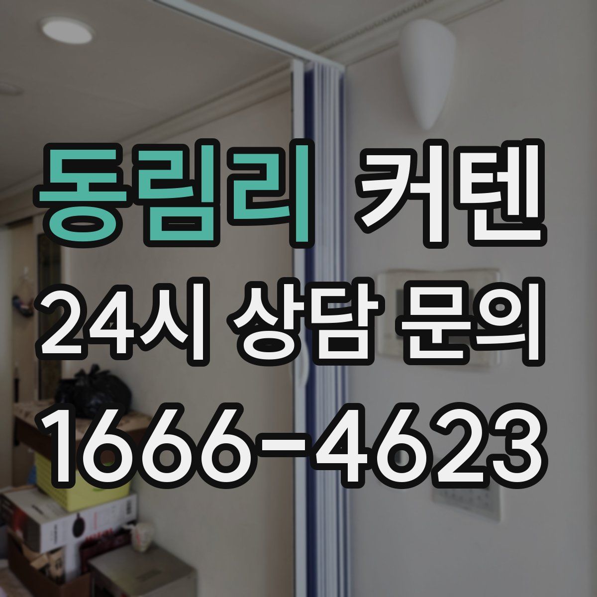 동림리 커텐