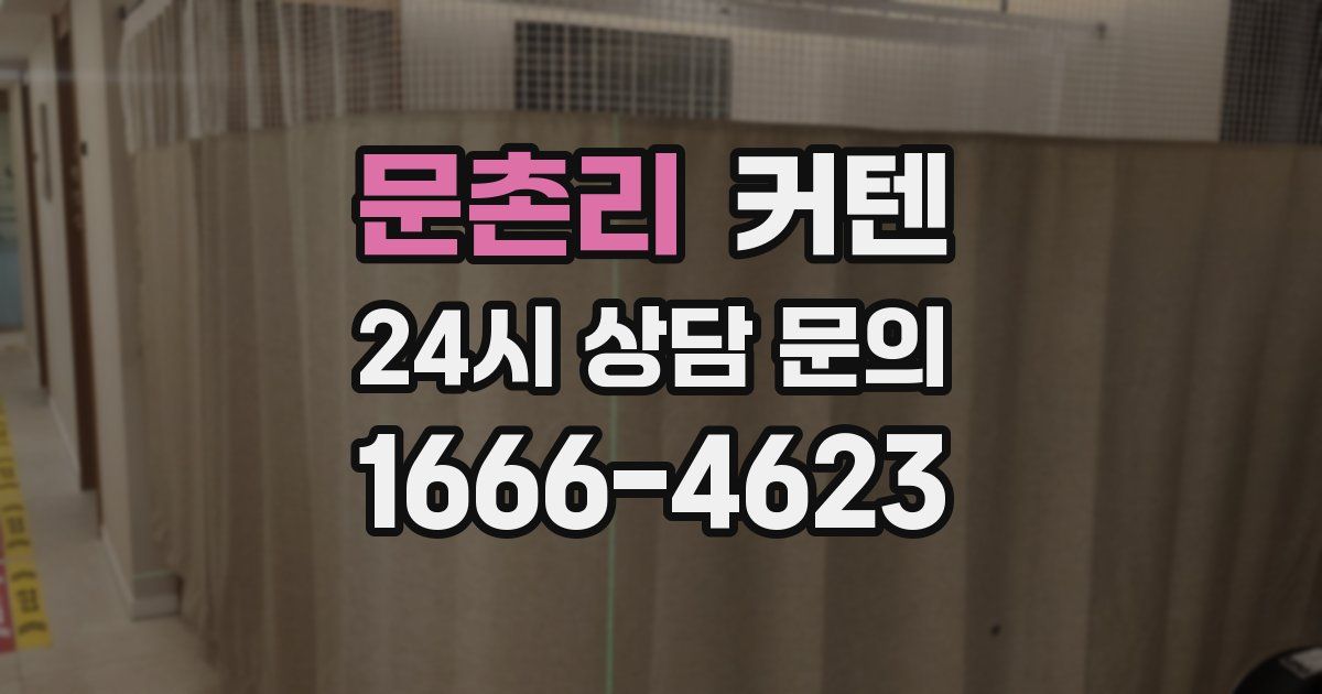문촌리 커텐