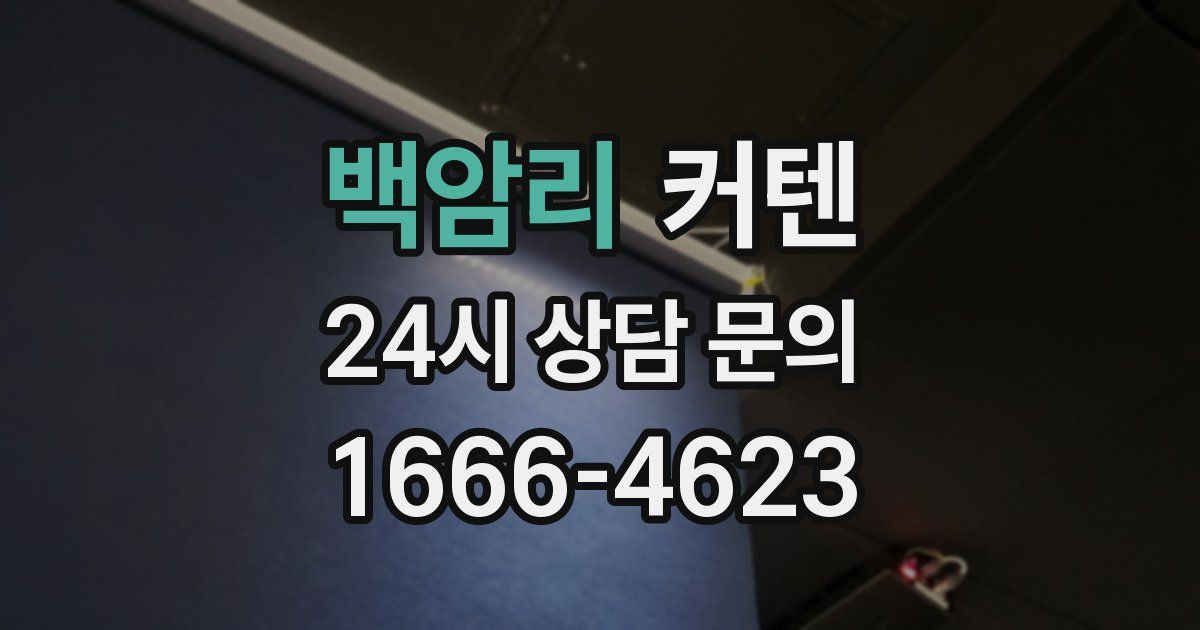 백암리 커텐