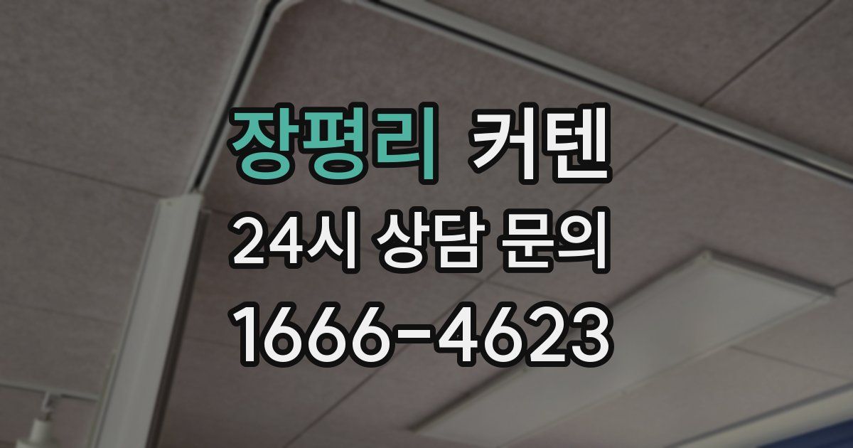 장평리 커텐