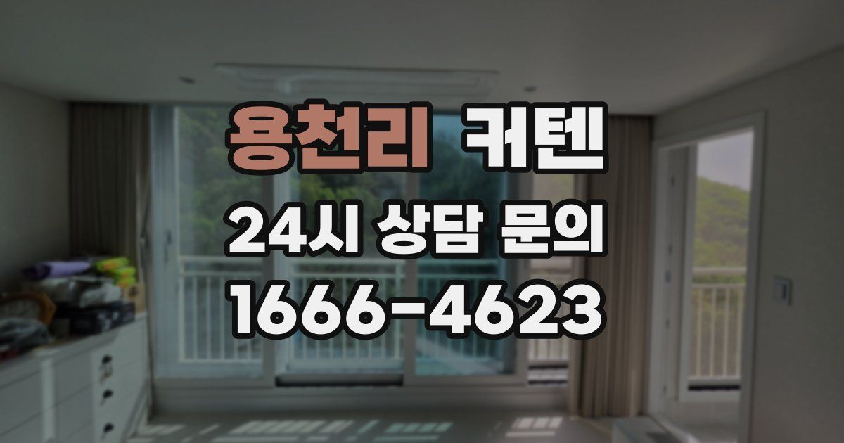 용천리 커텐
