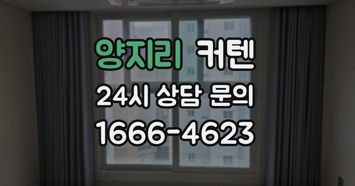 양지리 커텐