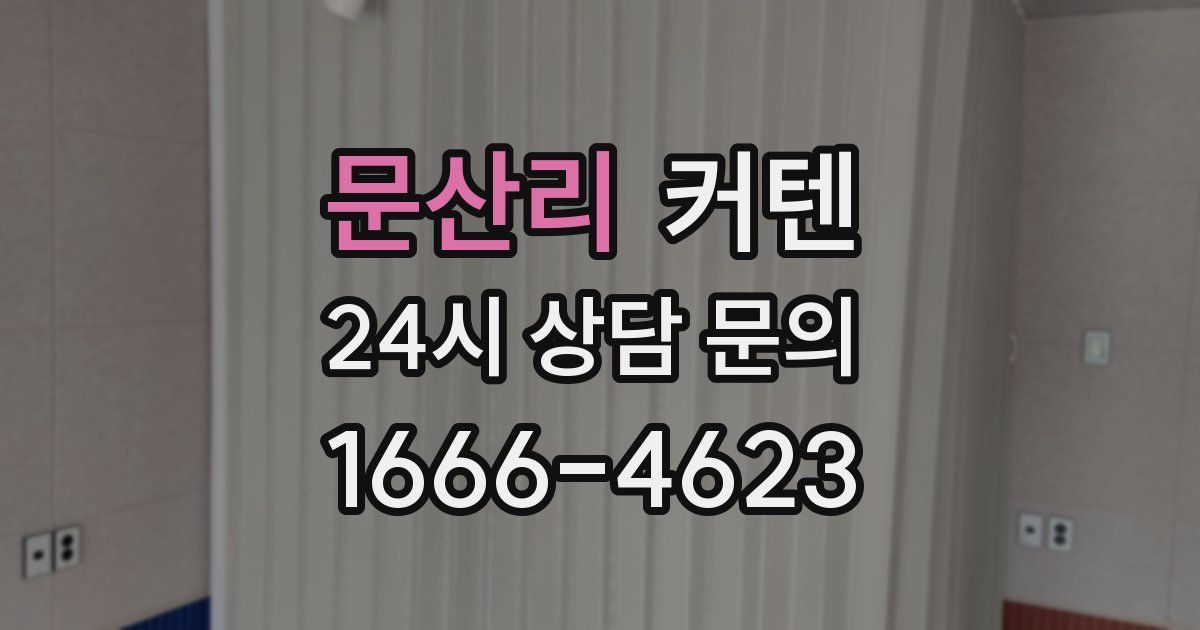 문산리 커텐
