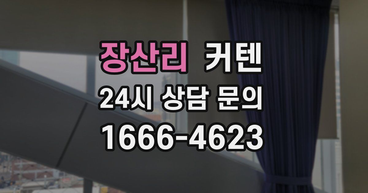 장산리 커텐