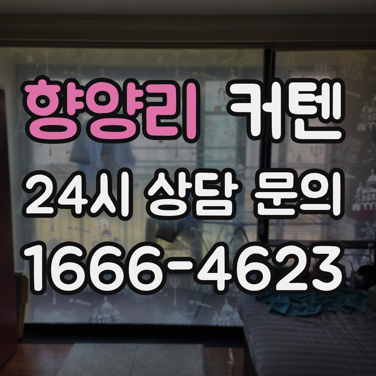 향양리 커텐