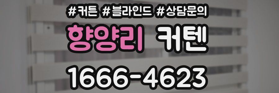 향양리 커텐