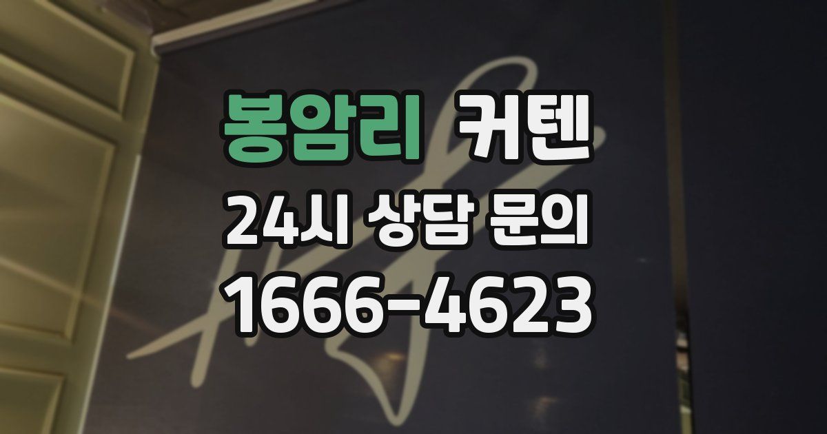 봉암리 커텐