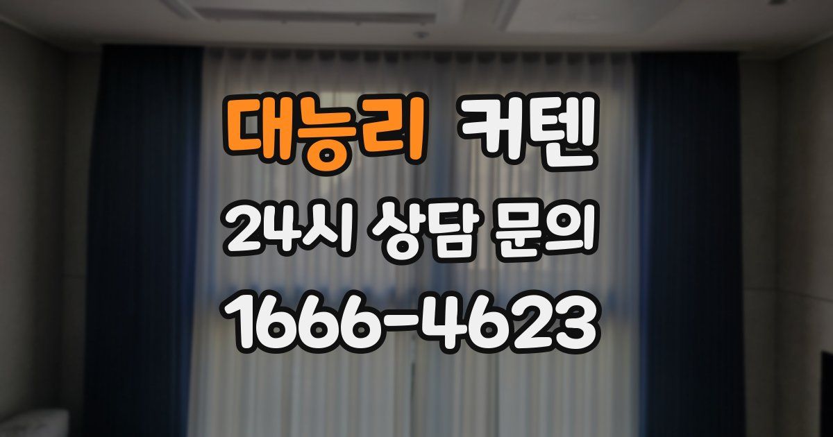대능리 커텐