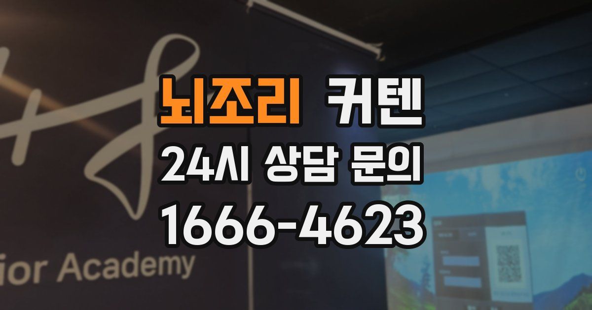뇌조리 커텐