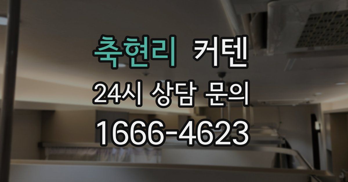 축현리 커텐
