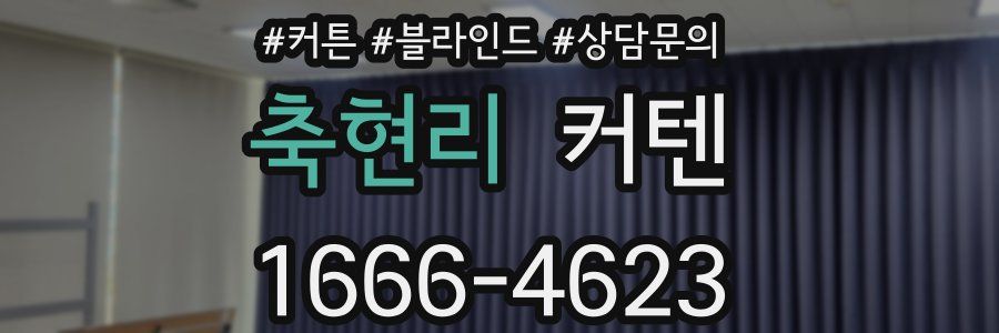 축현리 커텐