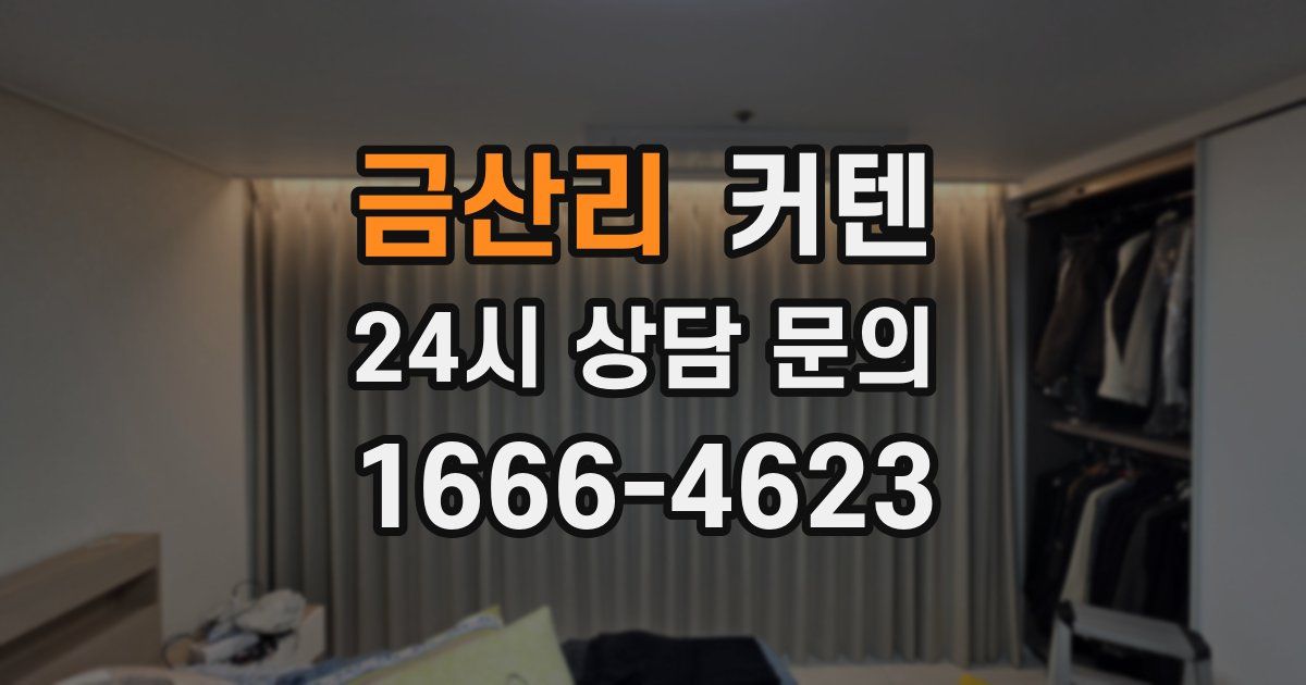 금산리 커텐