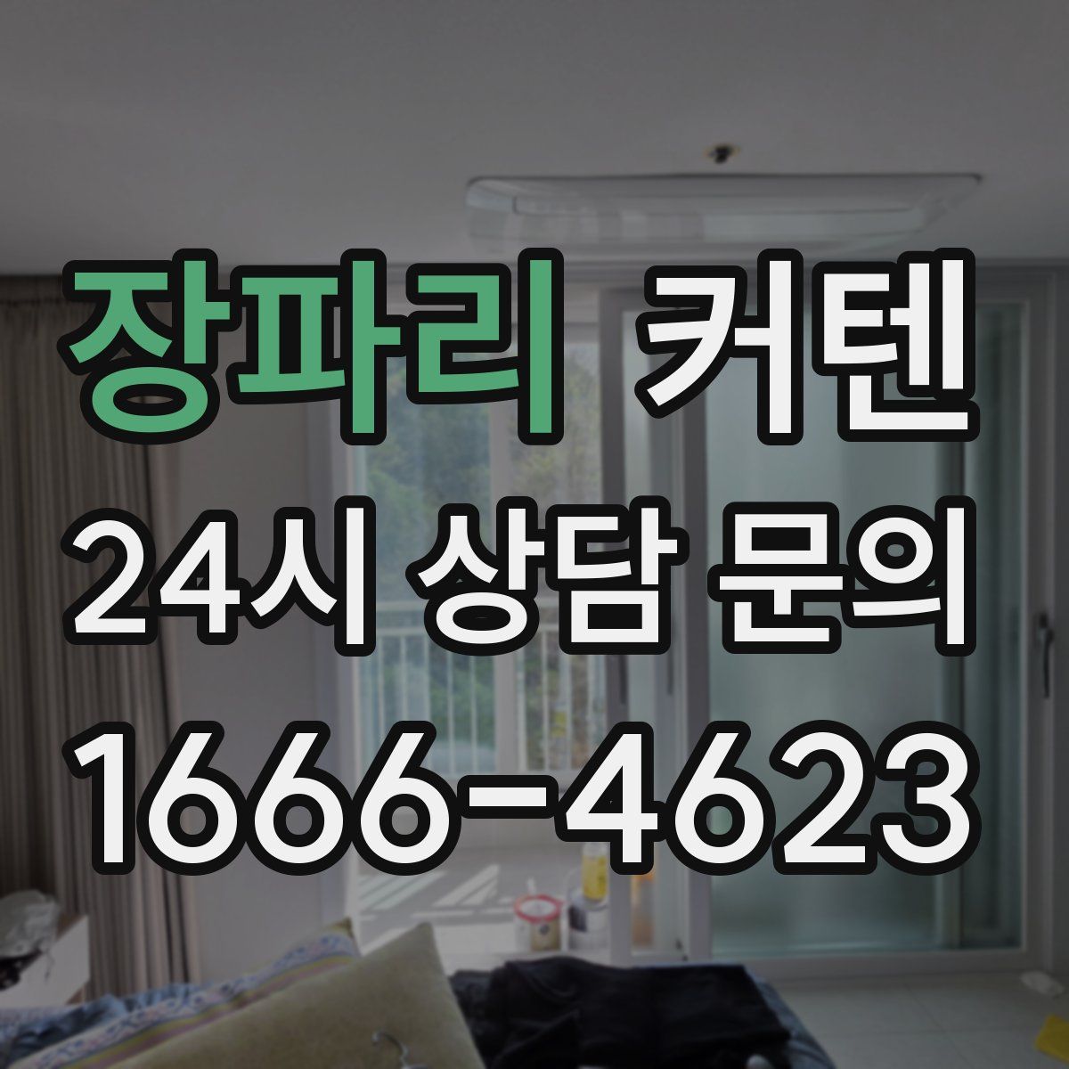 장파리 커텐