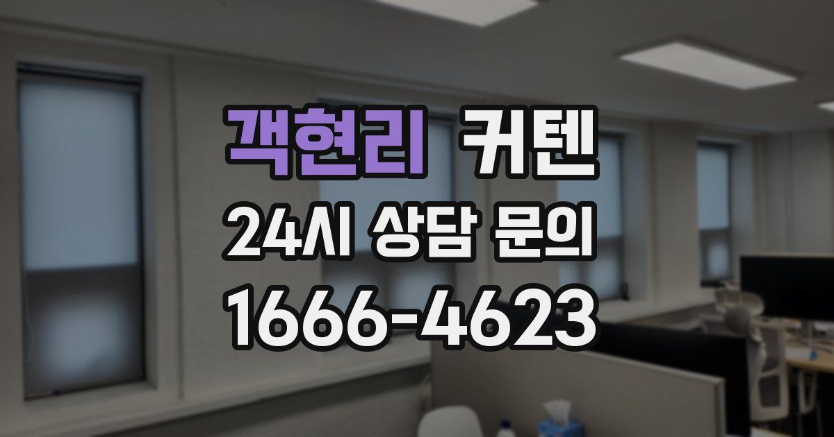 객현리 커텐