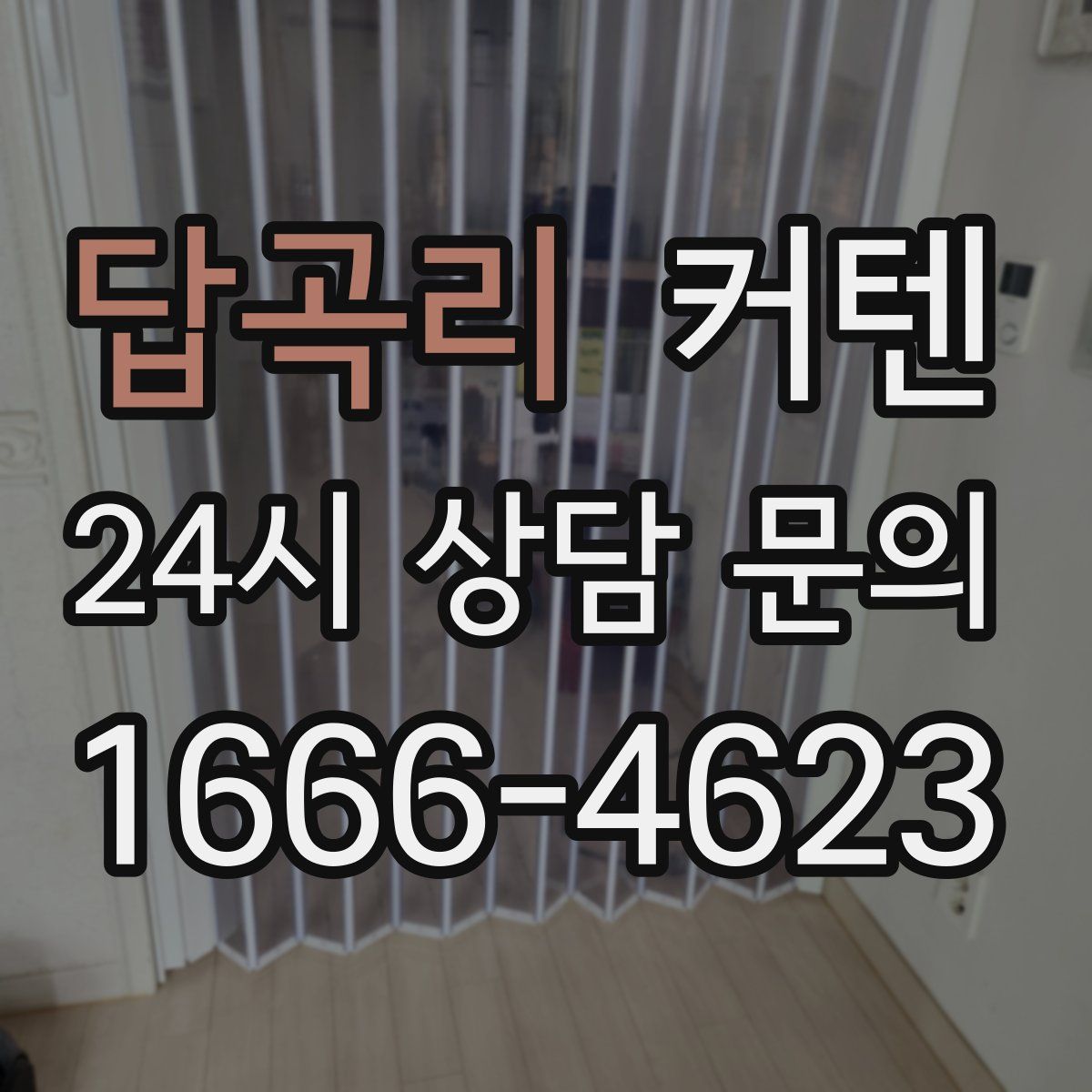 답곡리 커텐