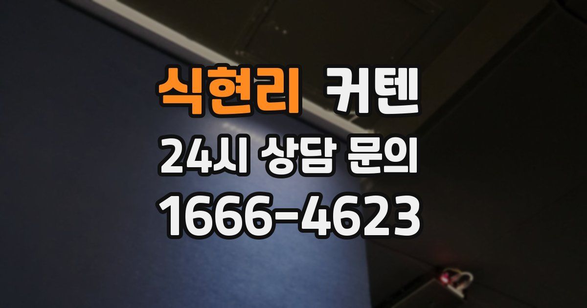 식현리 커텐