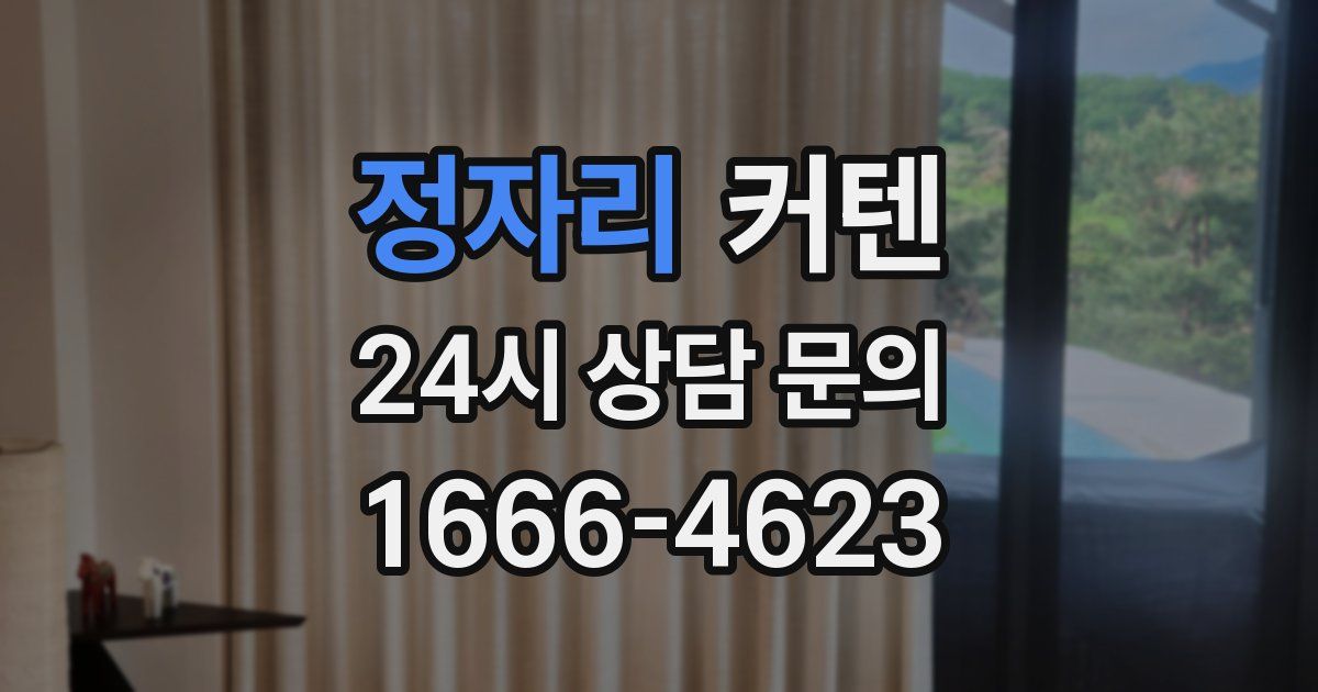 정자리 커텐