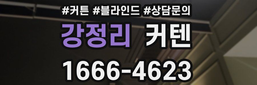 강정리 커텐
