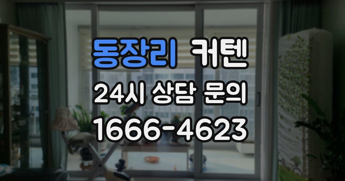 동장리 커텐