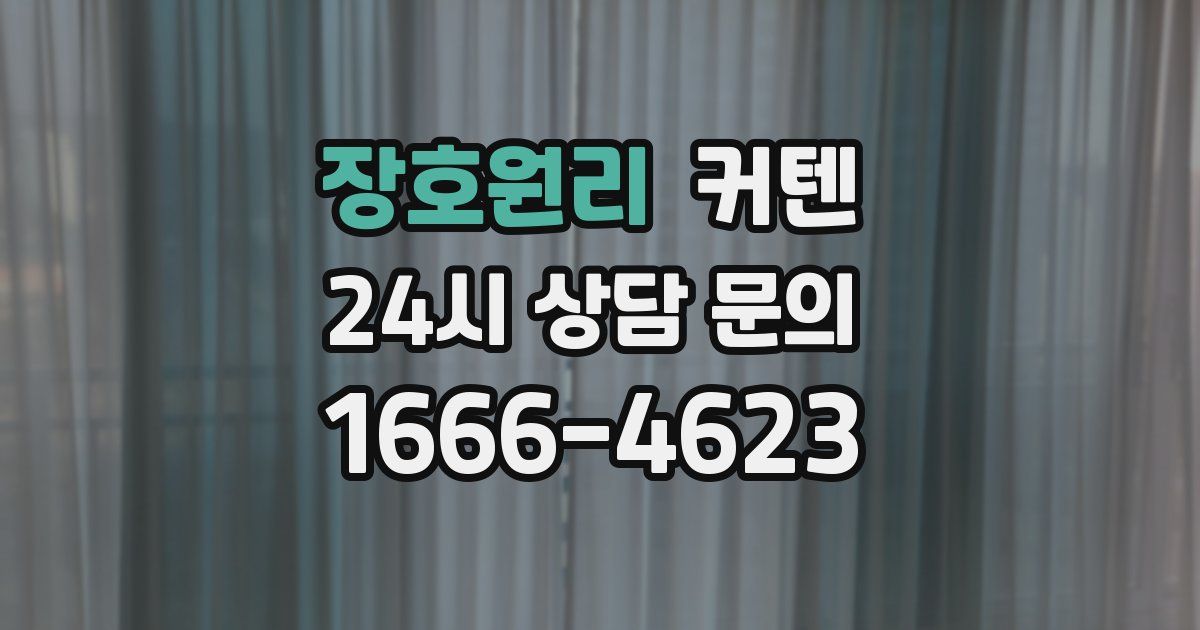 장호원리 커텐