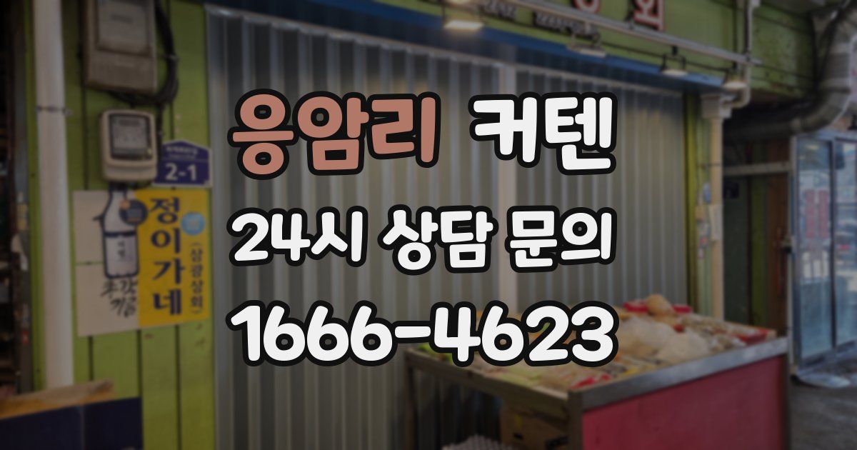 응암리 커텐