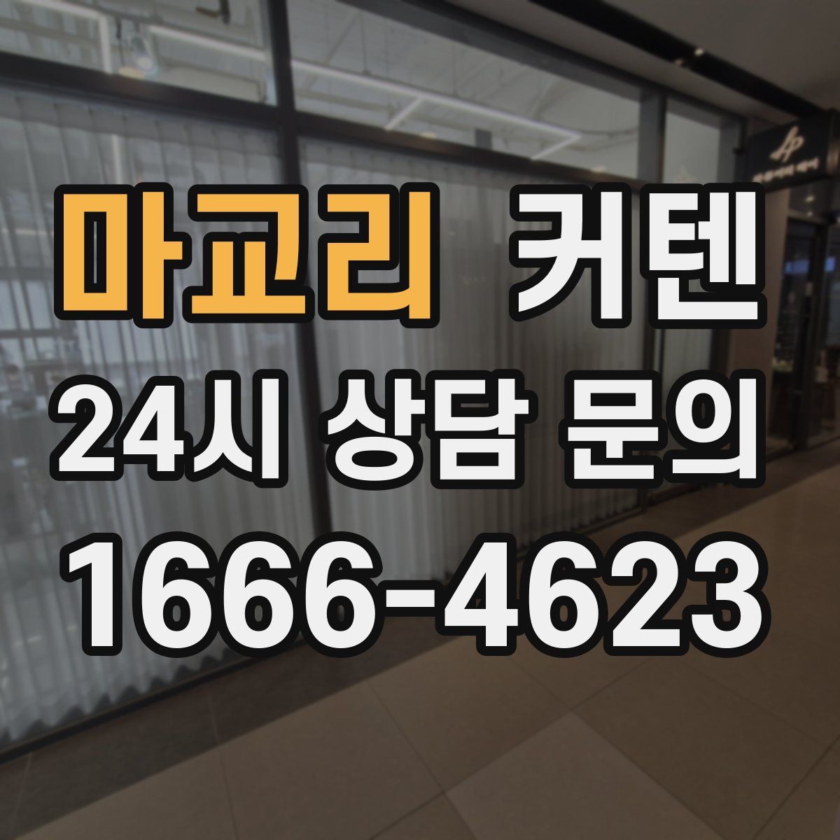 마교리 커텐