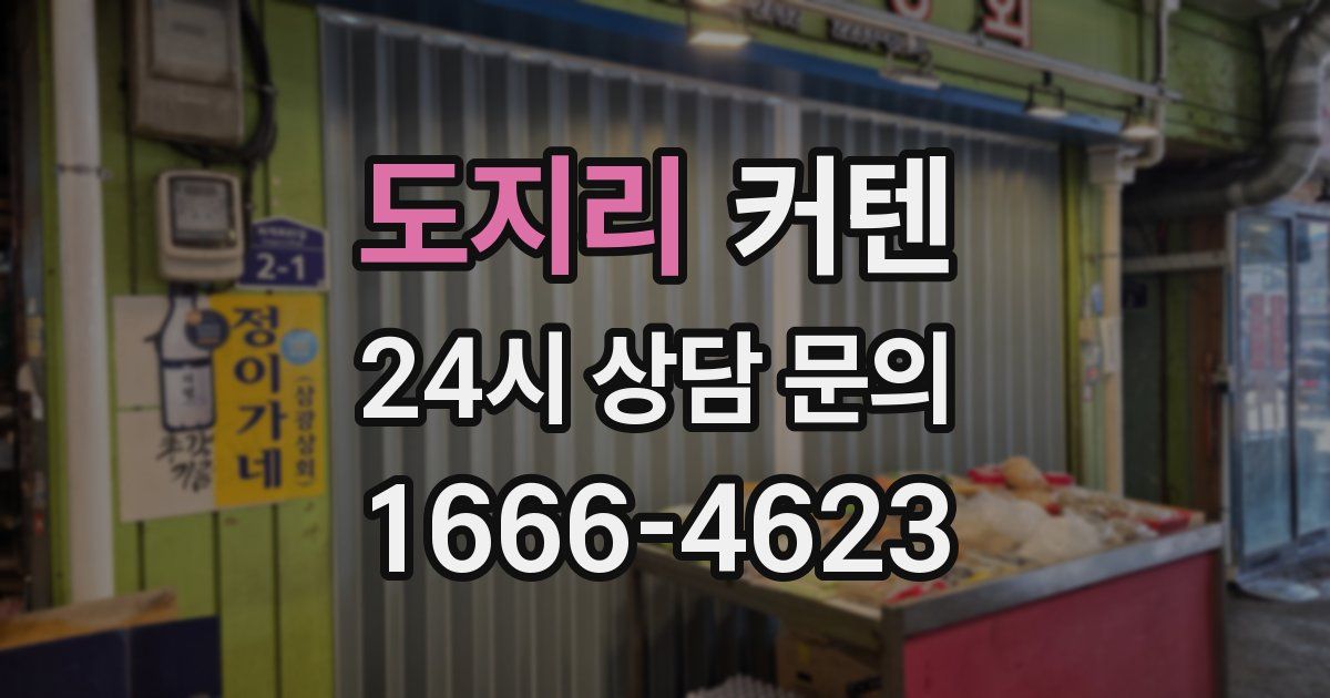 도지리 커텐