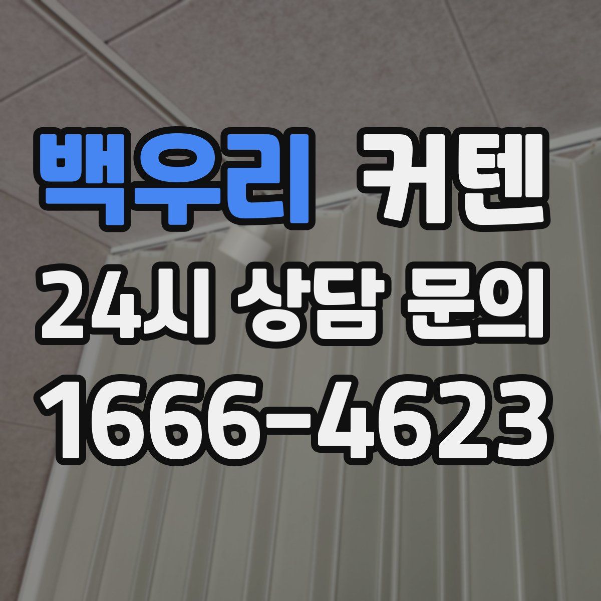 백우리 커텐