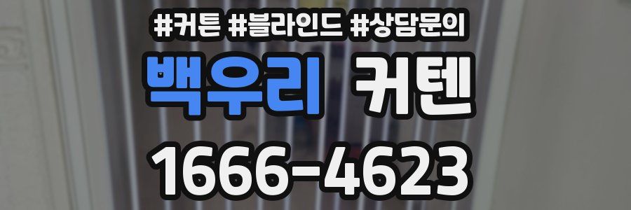 백우리 커텐