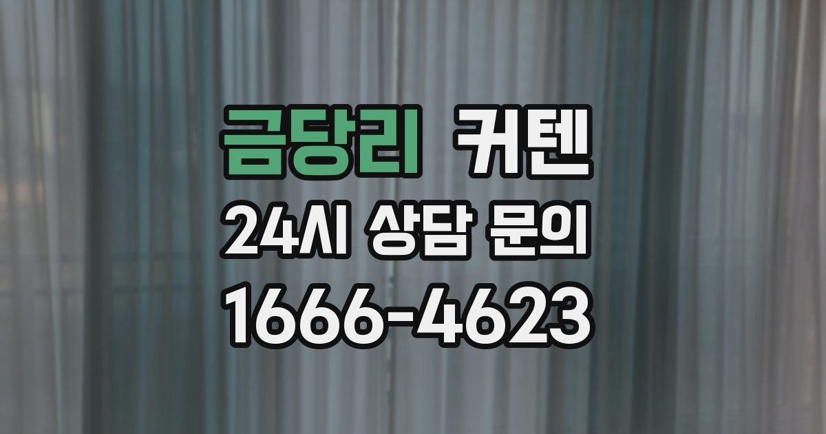 금당리 커텐