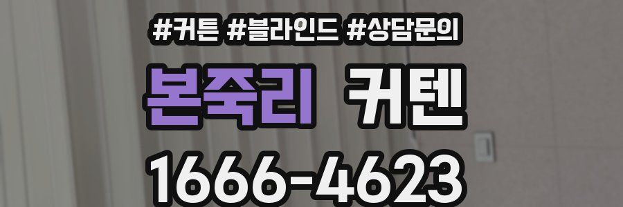 본죽리 커텐