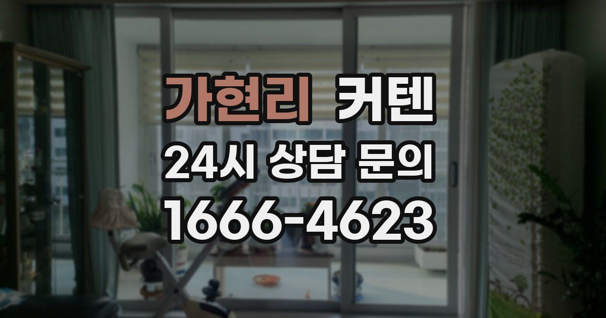 가현리 커텐