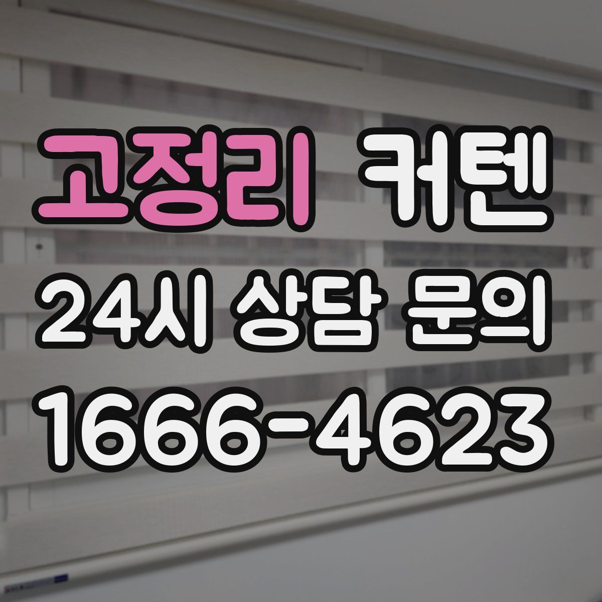 고정리 커텐