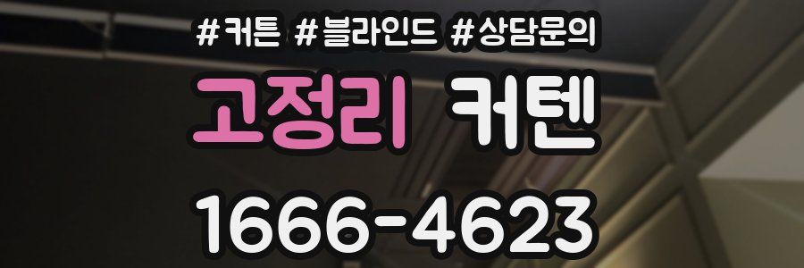 고정리 커텐