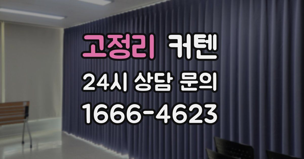 고정리 커텐