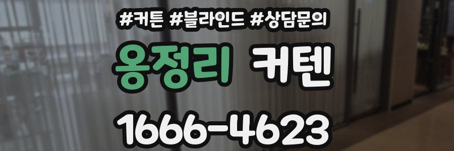 옹정리 커텐