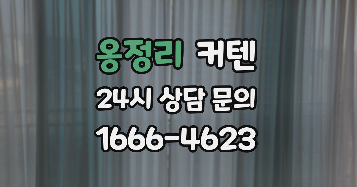 옹정리 커텐