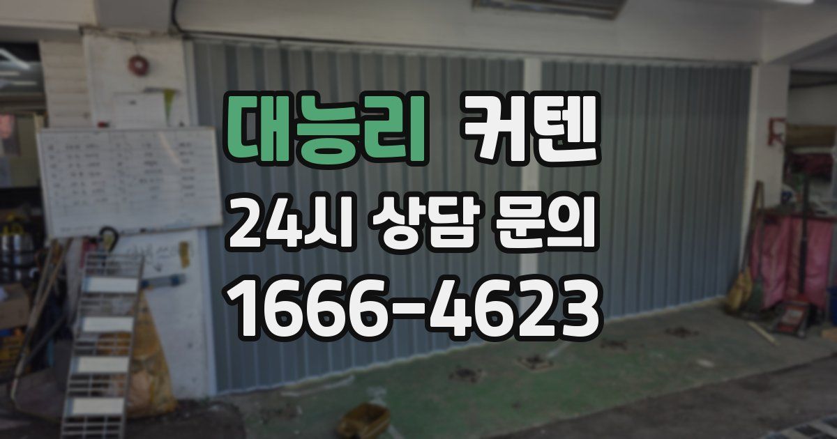 대능리 커텐