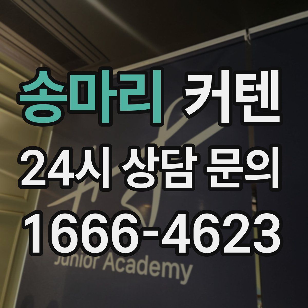 송마리 커텐