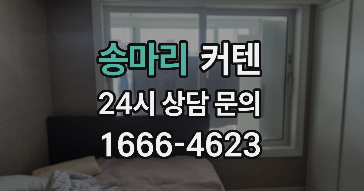 송마리 커텐