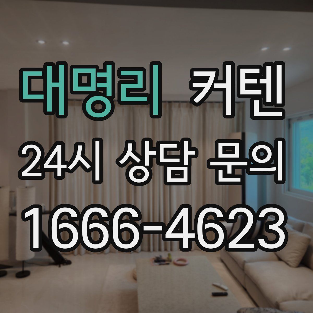 대명리 커텐