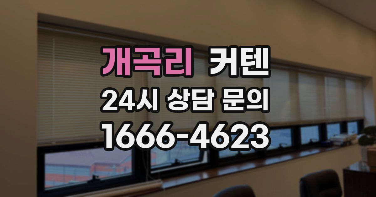 개곡리 커텐