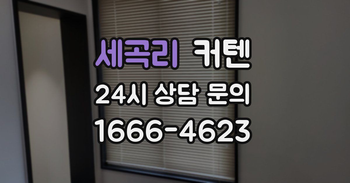 세곡리 커텐