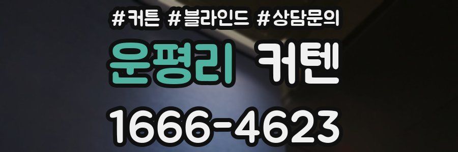 운평리 커텐