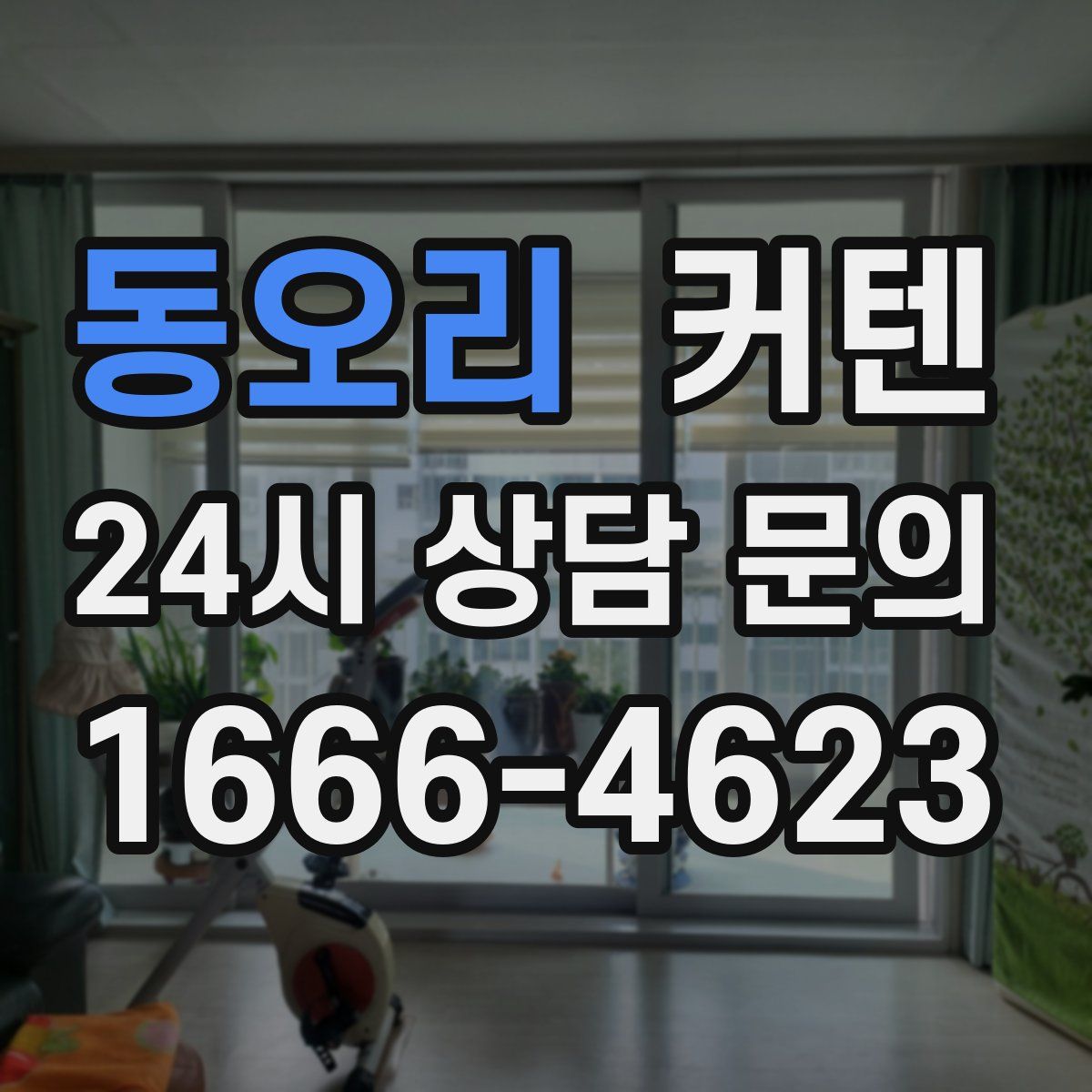 동오리 커텐