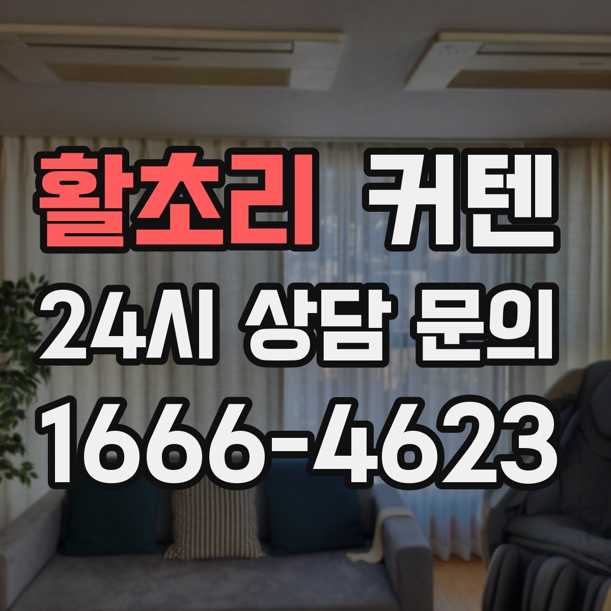 활초리 커텐