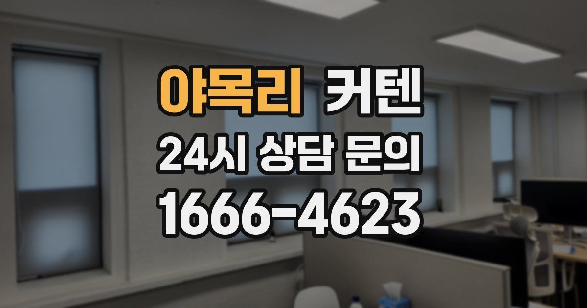 야목리 커텐