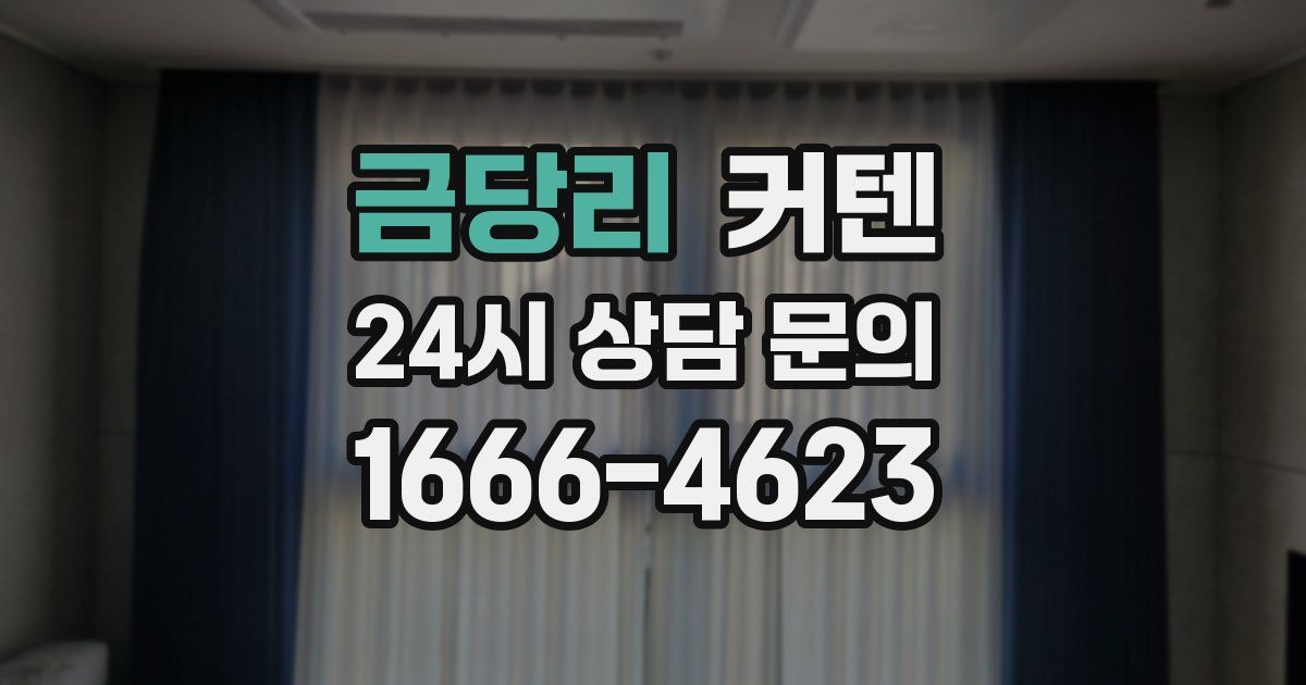 금당리 커텐