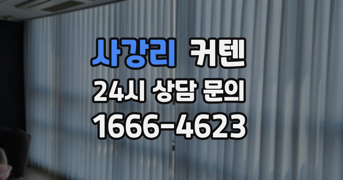 사강리 커텐
