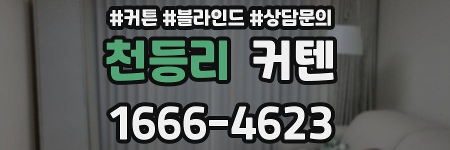 천등리 커텐